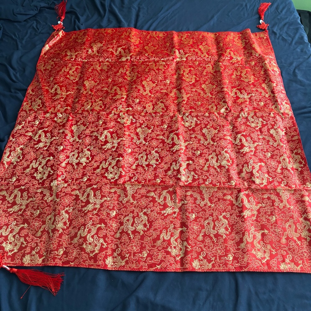 Wedding Table Cloth for Chinese Tea Ceremony Wedding Party Home Decor